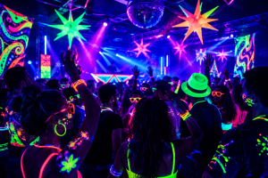 Soirée fluo animée par Stephevent63 à Clermont-Ferrand